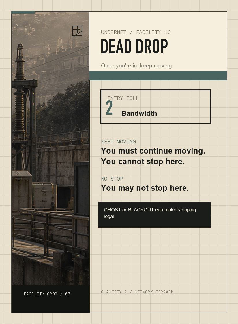 Undernet Dead Drop card in Layer 14