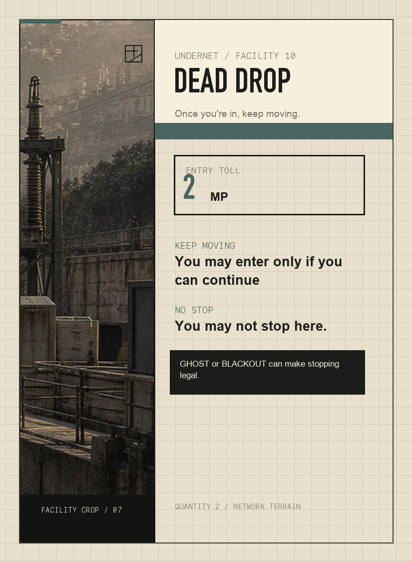 Undernet Dead Drop card in Layer 14